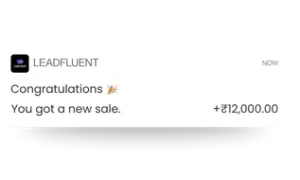 new sale notification